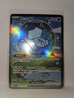 Pokemon TCG Bubble Mew EX Paldean Fates Holo Card 232/091 - Image 1