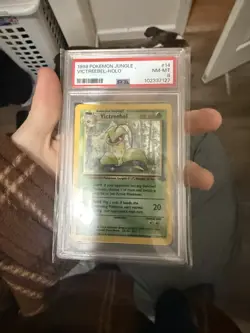PSA 8 Victreebel Holo 14/64 Jungle 1999 Pokemon Card - Image 1