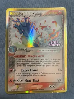 Pokemon TCG Kingidra Card Ex Holon Phantoms Stamped Holo 2006 LP - Image 1
