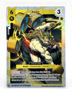 MetaZoo Raijin (In Rhythm) Super Rare Card MZ2 119/212 Torrential Tides 2025 - Image 1