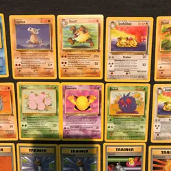 Vtg Pokemon TCG 50 Card Lot GERMAN, DEUTSCH- Jungle, Rocket, Base set WOTC - Image 3