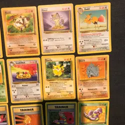Vtg Pokemon TCG 50 Card Lot GERMAN, DEUTSCH- Jungle, Rocket, Base set WOTC - Image 4