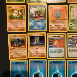 Vtg Pokemon TCG 50 Card Lot GERMAN, DEUTSCH- Jungle, Rocket, Base set WOTC - Image 5