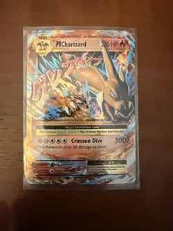 Pokemon XY TCG 2016 Mega Charizard EX Ultra Rare Holo Card 13/108 - Image 1