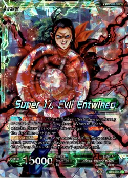 Super 17 Evil Entwined BT5-054 Foil R Dragon Ball Super Card DBS Trading Card - Image 3