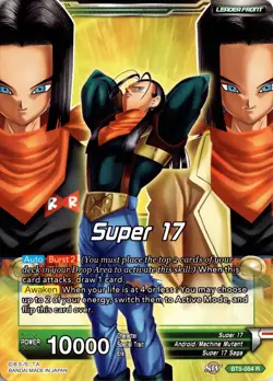 Super 17 Evil Entwined BT5-054 Foil R Dragon Ball Super Card DBS Trading Card - Image 4