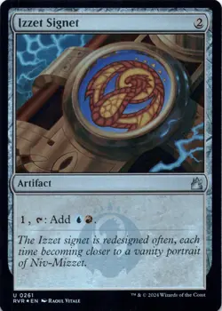 Izzet Signet (Foil) Ravnica Remastered - Magic MTG NM - Image 1