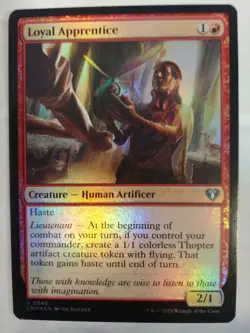 Loyal Apprentice Commander Masters Foil - Image 1
