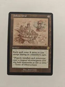 MTG - Defense Grid (Schematic) R The Brothers' War: Retro Frame Artifacts 76 LP- - Image 1