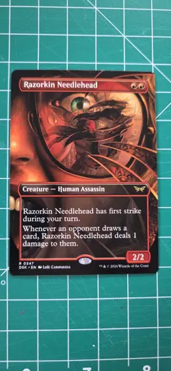 Razorkin Needlehead (Borderless) Duskmourn: House of Horror Regular - Image 1