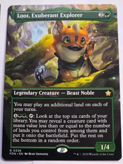 MTG - Loot, Exuberant Explorer Borderless - Foundations - Image 1