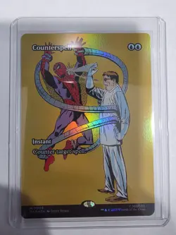 Counterspell Borderless 009 Foil Marvel Spider-Man Magic The Gathering - Image 1