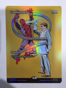 Counterspell Borderless 009 Foil Marvel Spider-Man Magic The Gathering - Image 2