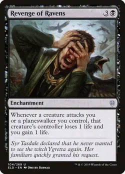 Revenge of Ravens - Throne of Eldraine (ELD) 104/269 - MTG - NM - Image 1