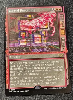 Cursed Recording - Showcase - DSK - MTG - EN - NM - 0315 - Image 1