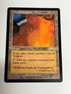 City Of Traitors Exodus 1998 Near Mint Magic The Gathering Mtg - Image 2