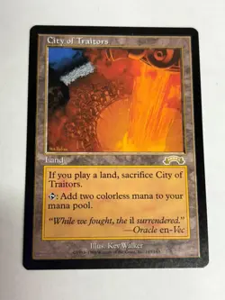 City Of Traitors Exodus 1998 Near Mint Magic The Gathering Mtg - Image 3