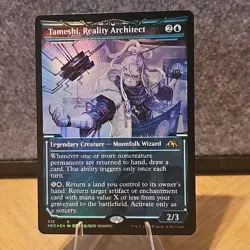 MTG Tameshi, Reality Architect Kamigawa: Neon Dynasty Showcase Foil 375 NM Fresh - Image 1