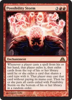 1x Possibility Storm Light Play MTG Magic - Kid Icarus - - Image 1