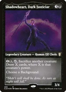 Shadowheart, Dark Justiciar Foil Etched - Commander Legends: Battle For Baldur'S - Image 1