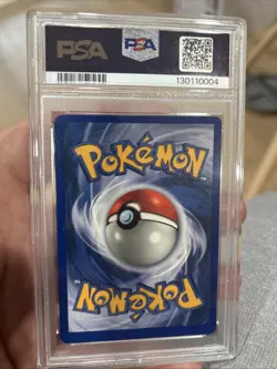 Pokemon TCG Machamp Holo 1st Edition Base Set 8/102 PSA 8 NM-MT - Image 2