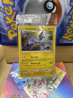 Pokemon TCG: Toxtricity #63/189 Black Star Promo - Darkness Ablaze Cosmo Holo - Image 1