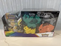 Pokemon SWSH Evolving Skies ETB & Jolteon Tin Costco Bundle (Factory Sealed) - Image 1
