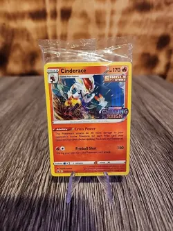 Cinderace SWSH112 Prerelease Sealed Deck Pokemon Chilling Reign - Image 1