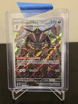Pokemon Kingambit TCG Scarlet & Violet Base Set Holo Illustration Rare NM - Image 1