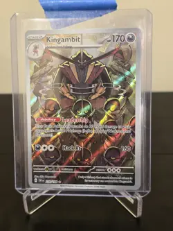 Pokemon Kingambit TCG Scarlet & Violet Base Set Holo Illustration Rare NM - Image 2