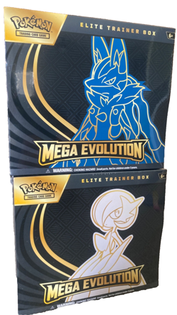 Mega Evolution Gardevoir & Lucario Pokemon ETB Sealed Set of 2 - Image 1