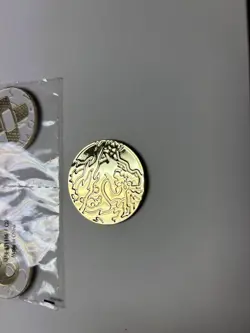 Pokemon TCG Gold Metal Dice & Damage Counter - Charizard - NEW, only coin opened - Image 2