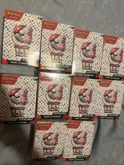 Pokemon TCG Scarlet & Violet 151 booster bundle lot of 10 - Image 1