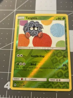 LP Pokemon Tangela - 1/214 - Common - Reverse Holo Lightly Played Lost Thunder - Image 1