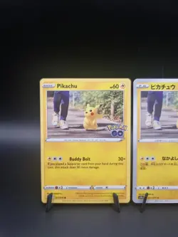 Pokemon Pikachu 027/071 s10b Pokemon GO Japanese 027/078 English Bundle - Image 2