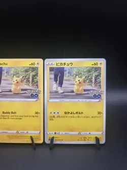 Pokemon Pikachu 027/071 s10b Pokemon GO Japanese 027/078 English Bundle - Image 3