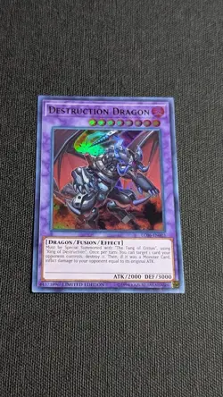 YUGIOH Destruction Dragon LIMITED EDITION LC06 EN003 Ultra Rare NM - Image 1