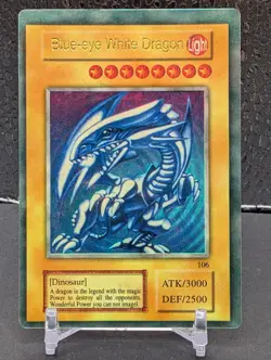 Yu-Gi-Oh! TCG Fake Card Comically Translated Holo - Blue Eyes White Dragon - Image 1