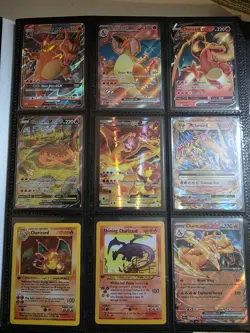 Pokemon Card Binder Collection With Charizards - Image 1