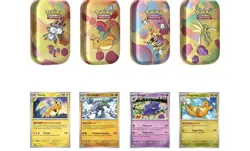 Pokemon 151 4 Mini Tins + 4 Promo Cards Bundle - Pack 2 SAMS CLUB Exclusive - Image 1
