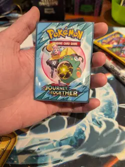 Pokemon TCG Journey Together Game Tip Card Pre Release Kit Card Iono & Belibolt - Image 1