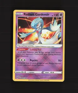Radiant Gardevoir 069/196 Lost Origin Ultra Rare Holo Pokemon Card NM - Image 1