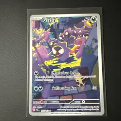 Pokemon TCG Gastly Illustration Rare IR Holo Card 177/162 Temporal Forces NM - Image 1