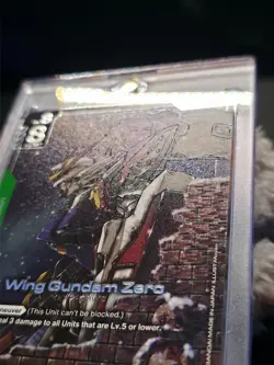 Gundam Card Wing Gundam Zero G001-024 (LR+) Newtype Rising TCG Gundam Wing - Image 2