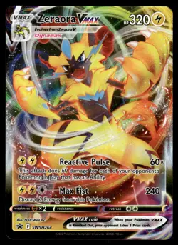 Pokemon TCG SWSH: Sword & Shield Promo Cards #SWSH264 Zeraora VMAX NM - Image 1