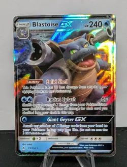 Blastoise GX SM - Unbroken Bonds #35/214 Pokemon Card TCG - Image 1