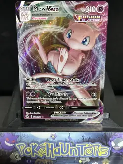 Pokemon Card Mew Vmax 114/264 Fusion Strike Holo Rare Near Mint - Image 1