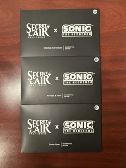 MTG: Secret Lair x Sonic The Hedgehog COMPLETE RAINBOW FOIL Set - All Sealed - Image 1