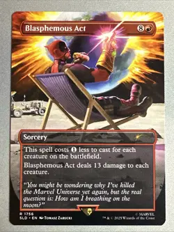 MTG / Blasphemous Act / SLD / #1756 / Regular / Rare / NM - Image 1