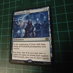 MTG 1x Unstoppable Plan - Aetherdrift Rare Enchantment NM MTG Magic New - Image 1